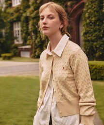 POLO BCS | 【新色追加】【POLO BCS】VIS別注ミニケーブルコンパクトニットカーディガン(カーディガン/ボレロ)