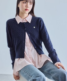 POLO BCS | 【新色追加】【POLO BCS】VIS別注ミニケーブルコンパクトニットカーディガン(カーディガン/ボレロ)