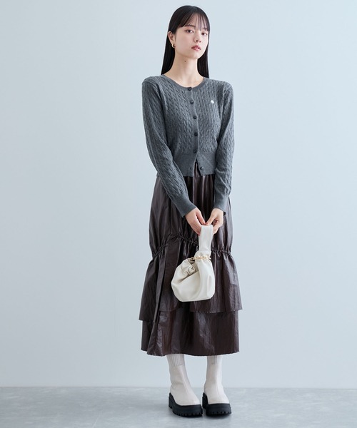 新色追加】【POLO BCS】VIS別注ミニケーブルコンパクトニット