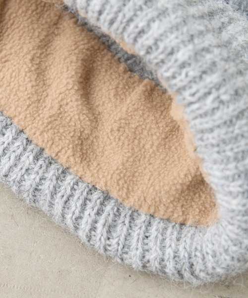 CIAOPANIC TYPY（チャオパニックティピー）の「ニットキャップ（ニットキャップ/ビーニー・レディース・グレー/レッド/ブラック/オフホワイト・ONE SIZE）」の10枚目の写真