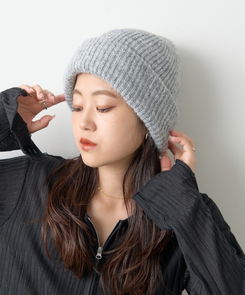 CIAOPANIC TYPY（チャオパニックティピー）の「ニットキャップ（ニットキャップ/ビーニー・レディース・グレー/レッド/ブラック/オフホワイト・ONE SIZE）」の16枚目の写真