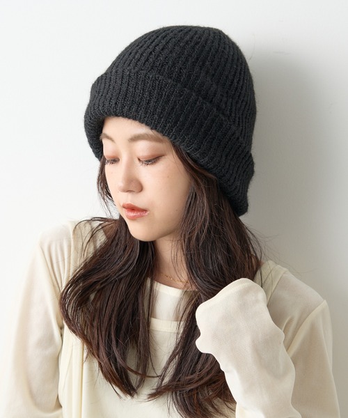 CIAOPANIC TYPY（チャオパニックティピー）の「ニットキャップ（ニットキャップ/ビーニー・レディース・グレー/レッド/ブラック/オフホワイト・ONE SIZE）」の17枚目の写真