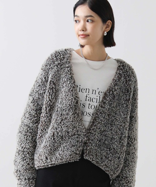 Gready Brilliant（グレディブリリアン）の「Ｒｉｅｎスムースカットソー（Tシャツ/カットソー・レディース・ブラック/オフホワイト・38）」の15枚目の写真