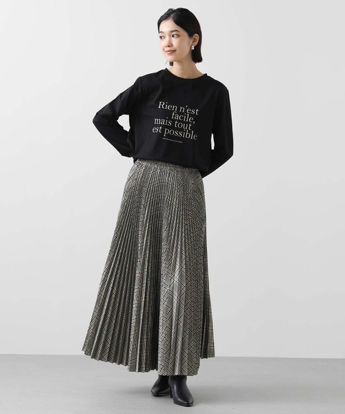 Gready Brilliant（グレディブリリアン）の「Ｒｉｅｎスムースカットソー（Tシャツ/カットソー・レディース・ブラック/オフホワイト・38）」の16枚目の写真