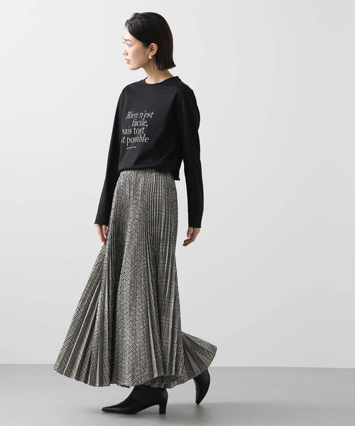 Gready Brilliant（グレディブリリアン）の「Ｒｉｅｎスムースカットソー（Tシャツ/カットソー・レディース・ブラック/オフホワイト・38）」の17枚目の写真