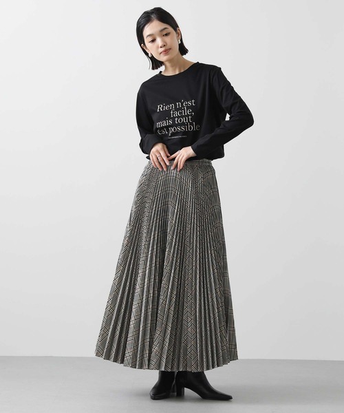 Gready Brilliant（グレディブリリアン）の「Ｒｉｅｎスムースカットソー（Tシャツ/カットソー・レディース・ブラック/オフホワイト・38）」の19枚目の写真