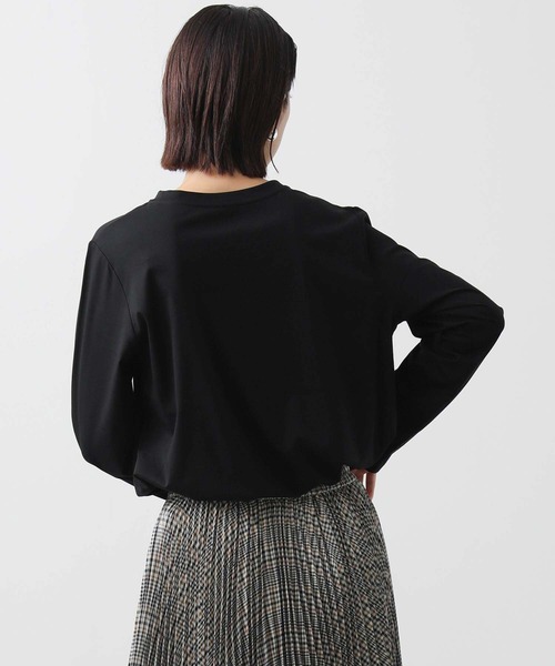 Gready Brilliant（グレディブリリアン）の「Ｒｉｅｎスムースカットソー（Tシャツ/カットソー・レディース・ブラック/オフホワイト・38）」の22枚目の写真