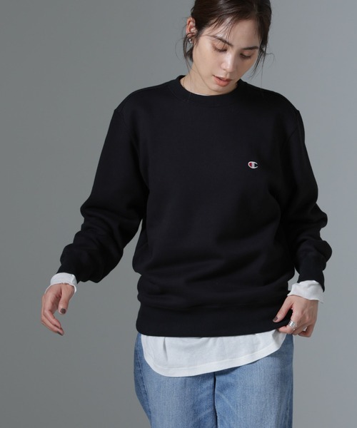 Champion(チャンピオン)の「Champion/CREW NECK SWEATSHIRT(スウェット・レディース・ブラック/ダークグレー/オートミール・M)」の17枚目の写真