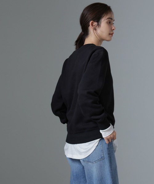 Champion(チャンピオン)の「Champion/CREW NECK SWEATSHIRT(スウェット・レディース・ブラック/ダークグレー/オートミール・M)」の19枚目の写真