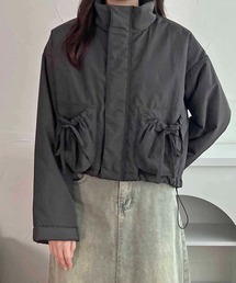 apres jour clair | 【apres jour clair】中綿リボンポケットデザインジャケット【ZOZOTOWN限定アイテム】(ブルゾン)