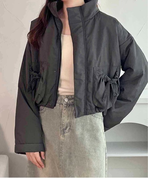 フランシュリッペ リボンジャケット キャンディ ストリッパー25年春、“ぽってりベロアリボン”ジャケット