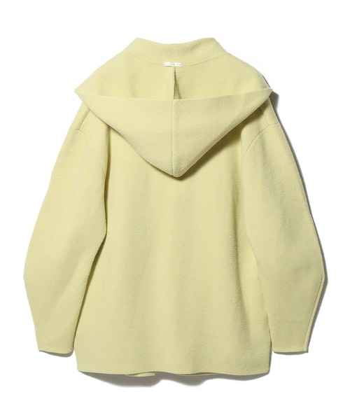 ESTNATION（エストネーション）の「ESTNATION / フーディーコンビ ニットアウター（その他アウター・レディース・イエロー/オフホワイト/ブラック/チャコールグレー・FREE）」の15枚目の写真