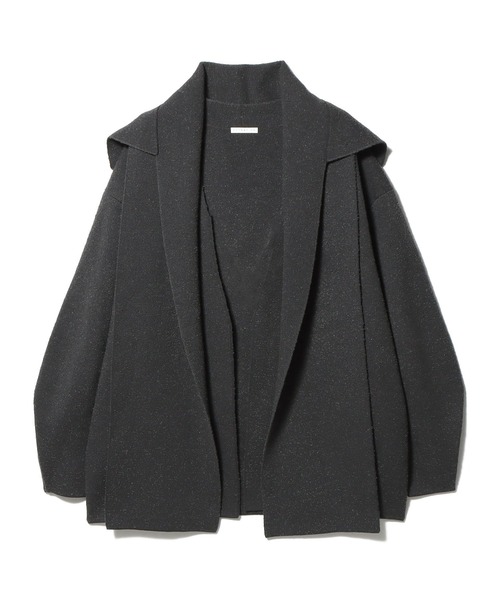 ESTNATION（エストネーション）の「ESTNATION / フーディーコンビ ニットアウター（その他アウター・レディース・イエロー/オフホワイト/ブラック/チャコールグレー・FREE）」の21枚目の写真