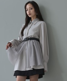 HARE | ペプラムデザインシャツ(HARE)(シャツ/ブラウス)