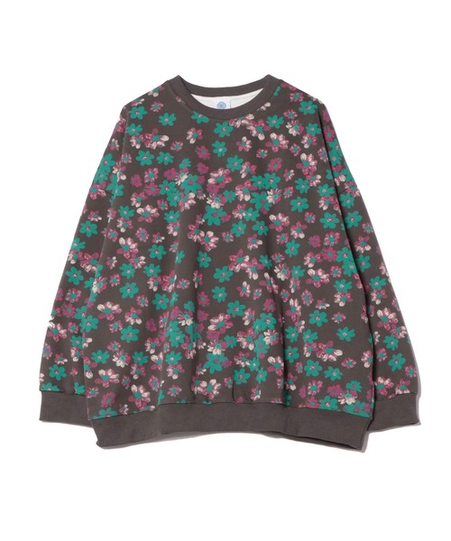 HOOK(フック)の「【HOOK】for girls 総花柄スウェット(スウェット・レディース・ブラック/チョコ/カーキ/ダークグレー/ベージュ・FREE)」の19枚目の写真