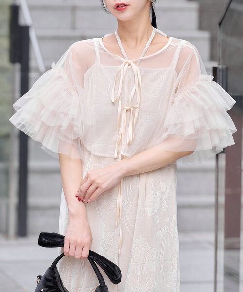 Chico（チコ）の「【マルチウェイ対応/SALON by Chico】チュール