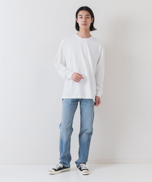 Levi's(リーバイス)の「【Levi’s/リーバイス】【脱ぎ履き楽々 太股から裾にかけてすっと落ちる綺麗なストレート】SL505 レギュラーストレート ジップフライ ストレッチ 定番デニム(デニムパンツ・メンズ・クリアブルー/ダークブルー/ブルー/サックスブルー/ダークインディゴブルー/スカイブルー/インディゴブルー/ブルー系その他/ダークネイビー/ネイビー/ブルー系その他2・36inch/34inch/32inch/30inch/28inch/33inch/29inch/31inch)」の13枚目の写真