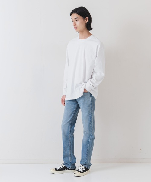 Levi's(リーバイス)の「【Levi’s/リーバイス】【脱ぎ履き楽々 太股から裾にかけてすっと落ちる綺麗なストレート】SL505 レギュラーストレート ジップフライ ストレッチ 定番デニム(デニムパンツ・メンズ・クリアブルー/ダークブルー/ブルー/サックスブルー/ダークインディゴブルー/スカイブルー/インディゴブルー/ブルー系その他/ダークネイビー/ネイビー/ブルー系その他2・36inch/34inch/32inch/30inch/28inch/33inch/29inch/31inch)」の14枚目の写真