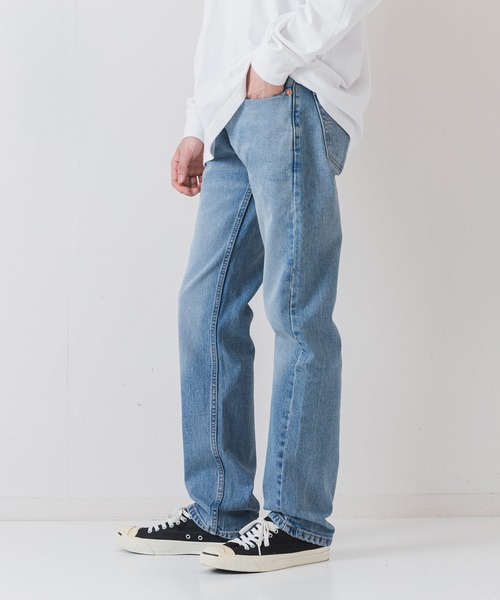 Levi's(リーバイス)の「【Levi’s/リーバイス】【脱ぎ履き楽々 太股から裾にかけてすっと落ちる綺麗なストレート】SL505 レギュラーストレート ジップフライ ストレッチ 定番デニム(デニムパンツ・メンズ・クリアブルー/ダークブルー/ブルー/サックスブルー/ダークインディゴブルー/スカイブルー/インディゴブルー/ブルー系その他/ダークネイビー/ネイビー/ブルー系その他2・36inch/34inch/32inch/30inch/28inch/33inch/29inch/31inch)」の16枚目の写真