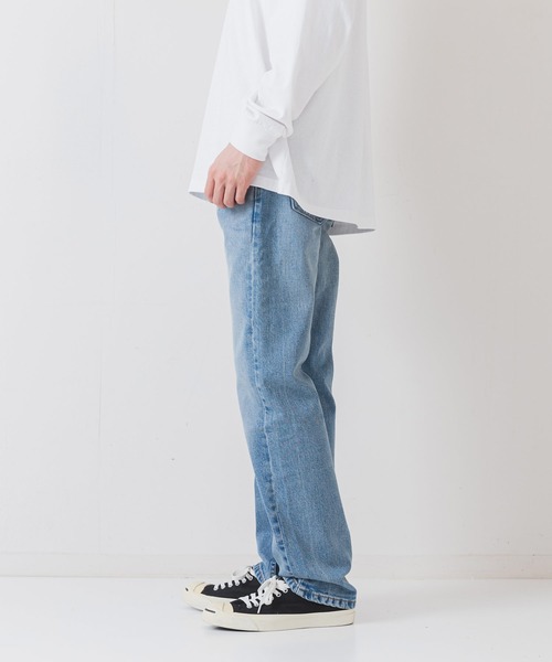 Levi's(リーバイス)の「【Levi’s/リーバイス】【脱ぎ履き楽々 太股から裾にかけてすっと落ちる綺麗なストレート】SL505 レギュラーストレート ジップフライ ストレッチ 定番デニム(デニムパンツ・メンズ・クリアブルー/ダークブルー/ブルー/サックスブルー/ダークインディゴブルー/スカイブルー/インディゴブルー/ブルー系その他/ダークネイビー/ネイビー/ブルー系その他2・36inch/34inch/32inch/30inch/28inch/33inch/29inch/31inch)」の19枚目の写真