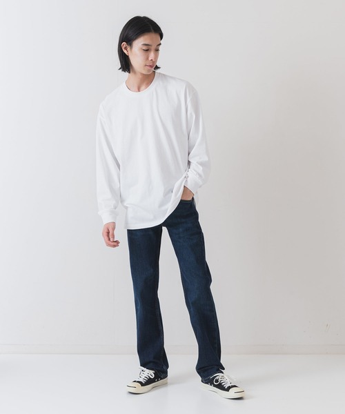 Levi's(リーバイス)の「【Levi’s/リーバイス】【脱ぎ履き楽々 太股から裾にかけてすっと落ちる綺麗なストレート】SL505 レギュラーストレート ジップフライ ストレッチ 定番デニム(デニムパンツ・メンズ・クリアブルー/ダークブルー/ブルー/サックスブルー/ダークインディゴブルー/スカイブルー/インディゴブルー/ブルー系その他/ダークネイビー/ネイビー/ブルー系その他2・36inch/34inch/32inch/30inch/28inch/33inch/29inch/31inch)」の22枚目の写真