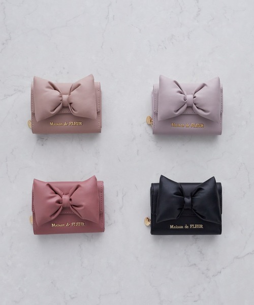 セール】ボリュームリボンウォレット（財布）｜Maison de FLEUR