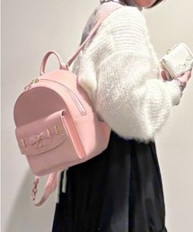 SAMANTHAVEGA | アクセントリボンラメリュック(バックパック/リュック)