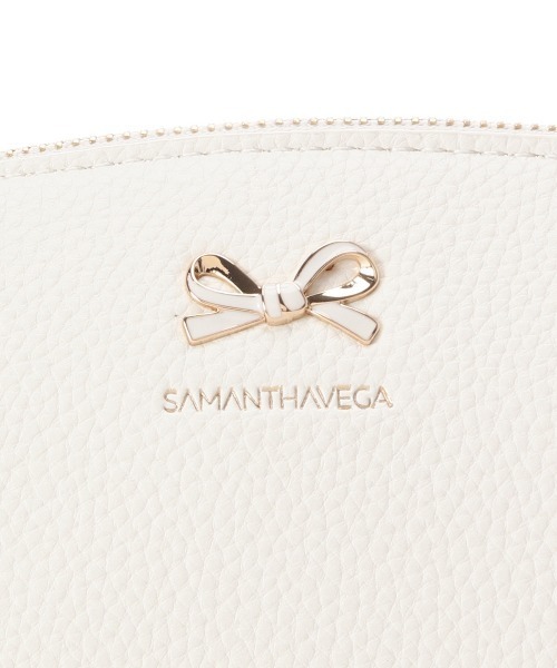 Samantha Vega ベージュポーチ フラッターミニポーチ(ポーチ)|SAMANTHAVEGA(サマンサベガ