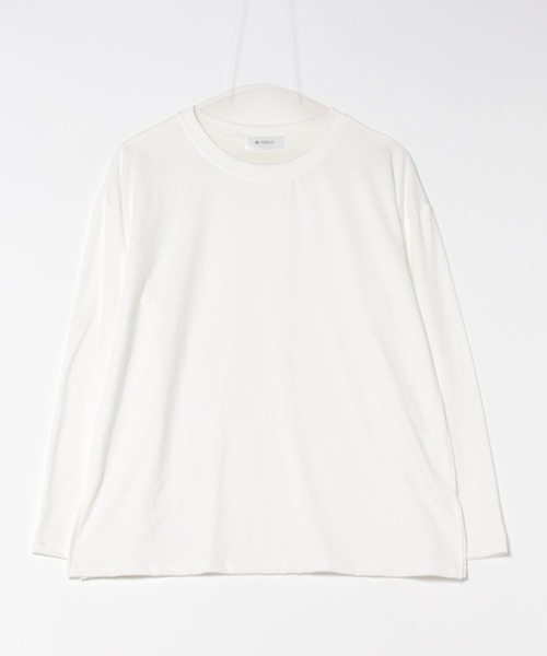 H.TOKYO(エイチトウキョウ)の「BIGシルエット/サイドスリットロンT(Tシャツ/カットソー・レディース・ブラック/ホワイト/ピンク・XX-LARGE/X-LARGE/LARGE)」の6枚目の写真