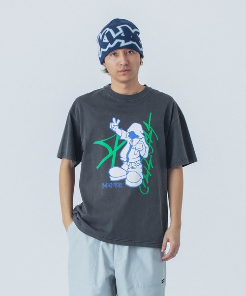【XLARGE】PIGMENT DYED PEACE AND FORTUNE Tシャツ XLARGE エクストララージ PIGMENT DYED PEACE AND FORTUNE S/S