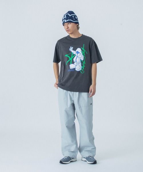 【XLARGE】PIGMENT DYED PEACE AND FORTUNE Tシャツ セール】PIGMENT DYED PEACE AND FORTUNE S/S TEE（Tシャツ