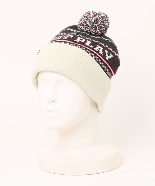 87mm(87mm)の「【UNISEX】Mmlg/スキーニットハット(ニットキャップ/ビーニー・レディース・ネイビー/チャコール・FREE)」の9枚目の写真