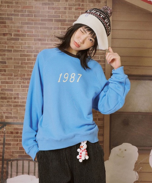 87mm(87mm)の「【UNISEX】Mmlg/スキーニットハット(ニットキャップ/ビーニー・レディース・ネイビー/チャコール・FREE)」の5枚目の写真