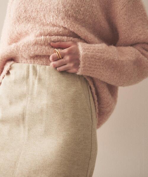 cloenc（クロエンス）の「◆【手洗い可】ジャージIラインスカート（スカート・レディース・ブラック/ベージュ/ブラウン系その他・01/02/03）」の10枚目の写真