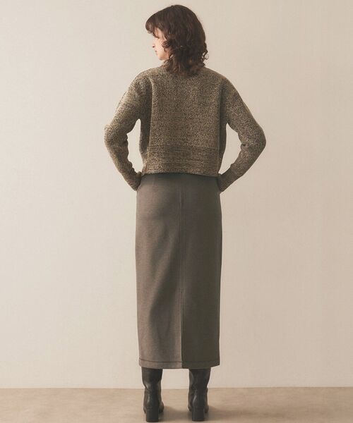 cloenc（クロエンス）の「◆【手洗い可】ジャージIラインスカート（スカート・レディース・ブラック/ベージュ/ブラウン系その他・01/02/03）」の13枚目の写真