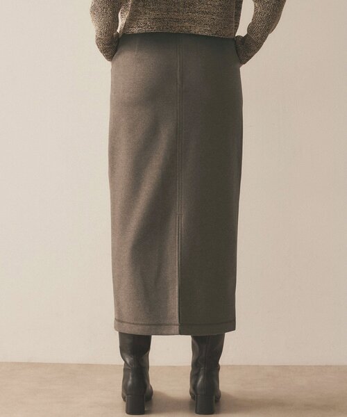 cloenc（クロエンス）の「◆【手洗い可】ジャージIラインスカート（スカート・レディース・ブラック/ベージュ/ブラウン系その他・01/02/03）」の15枚目の写真