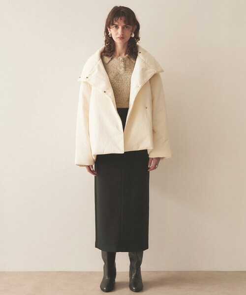 cloenc（クロエンス）の「◆【手洗い可】ジャージIラインスカート（スカート・レディース・ブラック/ベージュ/ブラウン系その他・01/02/03）」の18枚目の写真