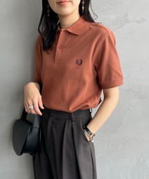 美品◎フレッドペリー　ユニセックス　ポロシャツ インディゴ　鹿の子 日本製 美品◎フレッドペリー ユニセックス ポロシャツ インディゴ