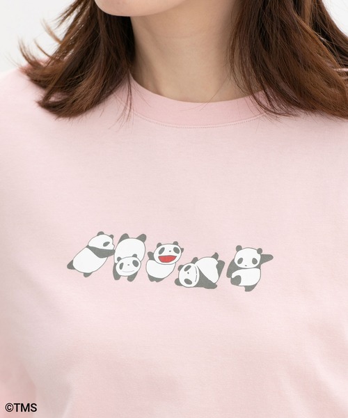 Honeys(ハニーズ)の「【UVカット】パンダコパンダ/長袖T(Tシャツ/カットソー・レディース・ミント/ピンク/ライトベージュ/オフホワイト/ブルー・LL/L/S/M)」の5枚目の写真