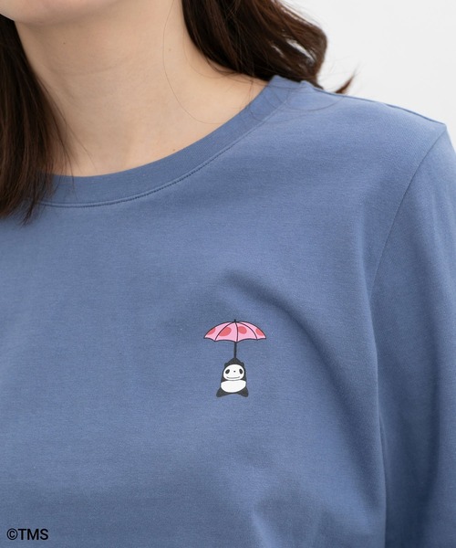 Honeys(ハニーズ)の「【UVカット】パンダコパンダ/長袖T(Tシャツ/カットソー・レディース・ミント/ピンク/ライトベージュ/オフホワイト/ブルー・LL/L/S/M)」の4枚目の写真