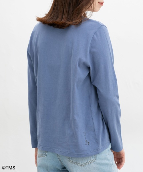 Honeys(ハニーズ)の「【UVカット】パンダコパンダ/長袖T(Tシャツ/カットソー・レディース・ミント/ピンク/ライトベージュ/オフホワイト/ブルー・LL/L/S/M)」の10枚目の写真