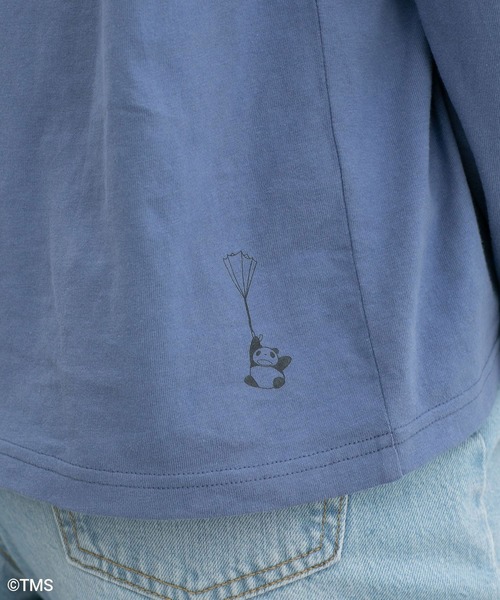 Honeys(ハニーズ)の「【UVカット】パンダコパンダ/長袖T(Tシャツ/カットソー・レディース・ミント/ピンク/ライトベージュ/オフホワイト/ブルー・LL/L/S/M)」の11枚目の写真