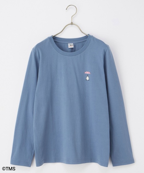 Honeys(ハニーズ)の「【UVカット】パンダコパンダ/長袖T(Tシャツ/カットソー・レディース・ミント/ピンク/ライトベージュ/オフホワイト/ブルー・LL/L/S/M)」の12枚目の写真