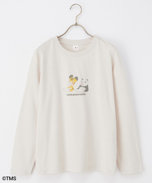 Honeys(ハニーズ)の「【UVカット】パンダコパンダ/長袖T(Tシャツ/カットソー・レディース・ミント/ピンク/ライトベージュ/オフホワイト/ブルー・LL/L/S/M)」の6枚目の写真