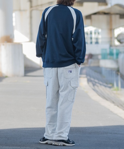 Red Cap Girl（レッドキャプガール）の「【a-r】〔Red Cap Girl/レッドキャップガール〕フロント刺繍 ラグランスリーブ クルーネック ゲームスウェット（スウェット・レディース・ブラック/ホワイト/ネイビー・LARGE/MEDIUM）」の8枚目の写真