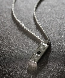 Maserati（マセラティ）の「「Maserati/マセラティ」アイコニック - メンズ ネックレス シルバー ブラック（ネックレス）」