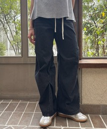 ドロストワイドデニムパンツ