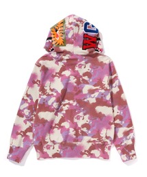 A BATHING APE カモフラージュ パーカー M A BATHING APE パーカー ABC CAMO SHARK HALF ZIP PULLOVER