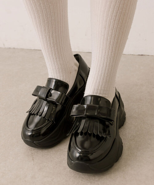 【S/M/Lサイズ展開 SNSで話題の！】スニーカーソールローファー（その他シューズ）｜OLIVE des OLIVE（オリーブデオリーブ）