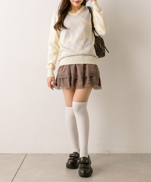 OLIVE des OLIVE（オリーブデオリーブ）の「【S/M/Lサイズ展開 SNSで話題の！】スニーカーソールローファー（その他シューズ・レディース・ダークブラウン/ブラック系その他/ブラック・SMALL/MEDIUM/LARGE）」の17枚目の写真